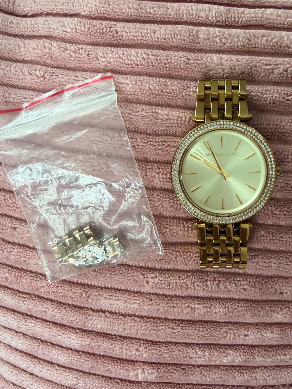 Michael Kors Gold Darci Glitz Watch - Style MK-3191